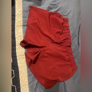 Red shorts, size XL with pockets